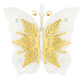 10th Anniversary Brilliant Butterflies Porcelain and Metal Ornament