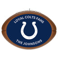 NFL Indianapolis Colts Football Personalized Ornament, Custom Text