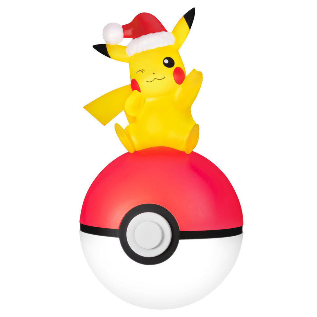 Pokémon Holiday Pikachu Tree Topper With Light, 13.5"