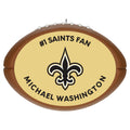 NFL New Orleans Saints Football Personalized Ornament, Custom Text