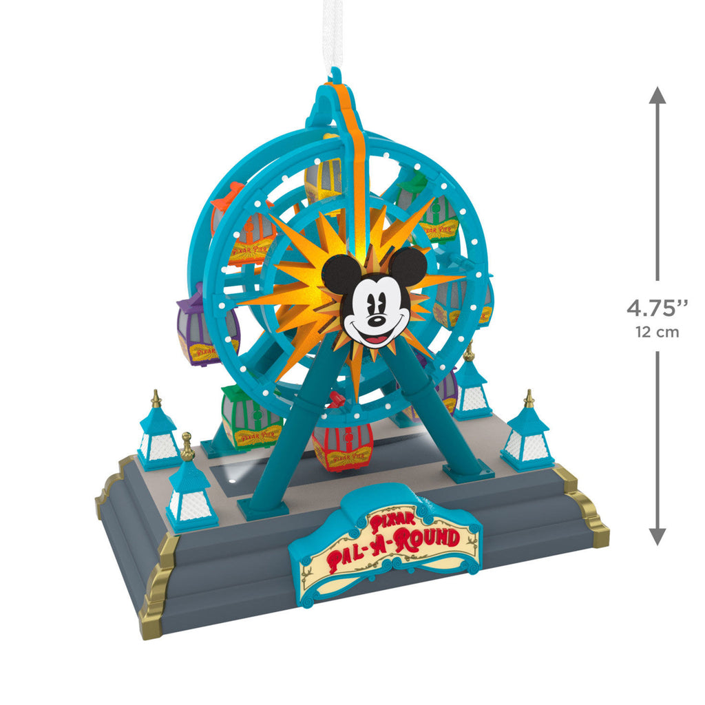 Disney California Adventure Park 25th Anniversary Pixar Pal-A-Round Ornament With Light